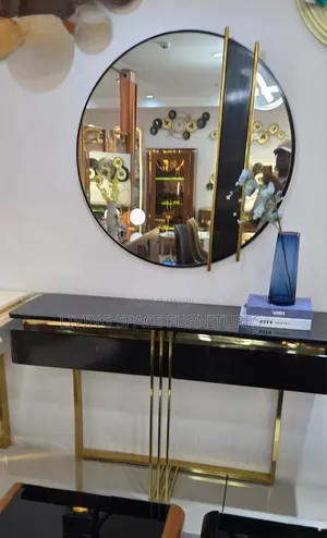 Console Table With Mirror Full Set