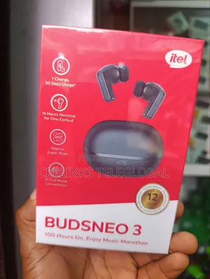 Itel Buds Neo 3 Super Bass ENC BT 5.3 Ear Buds - Black
