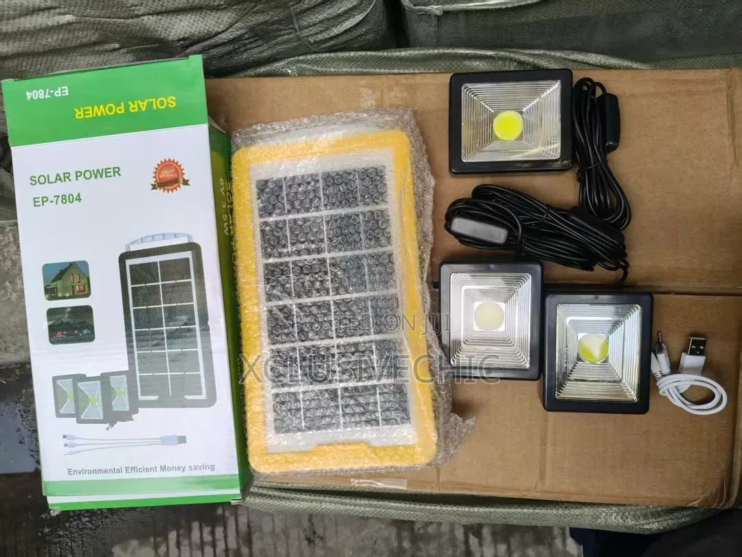 Solar Panel - 3 Bulbs