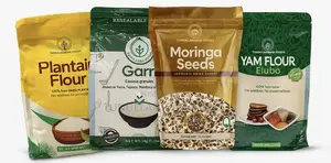 Garri, Plantain Yam Flour (Elubo), Moringa Seeds. Great for Souvenir