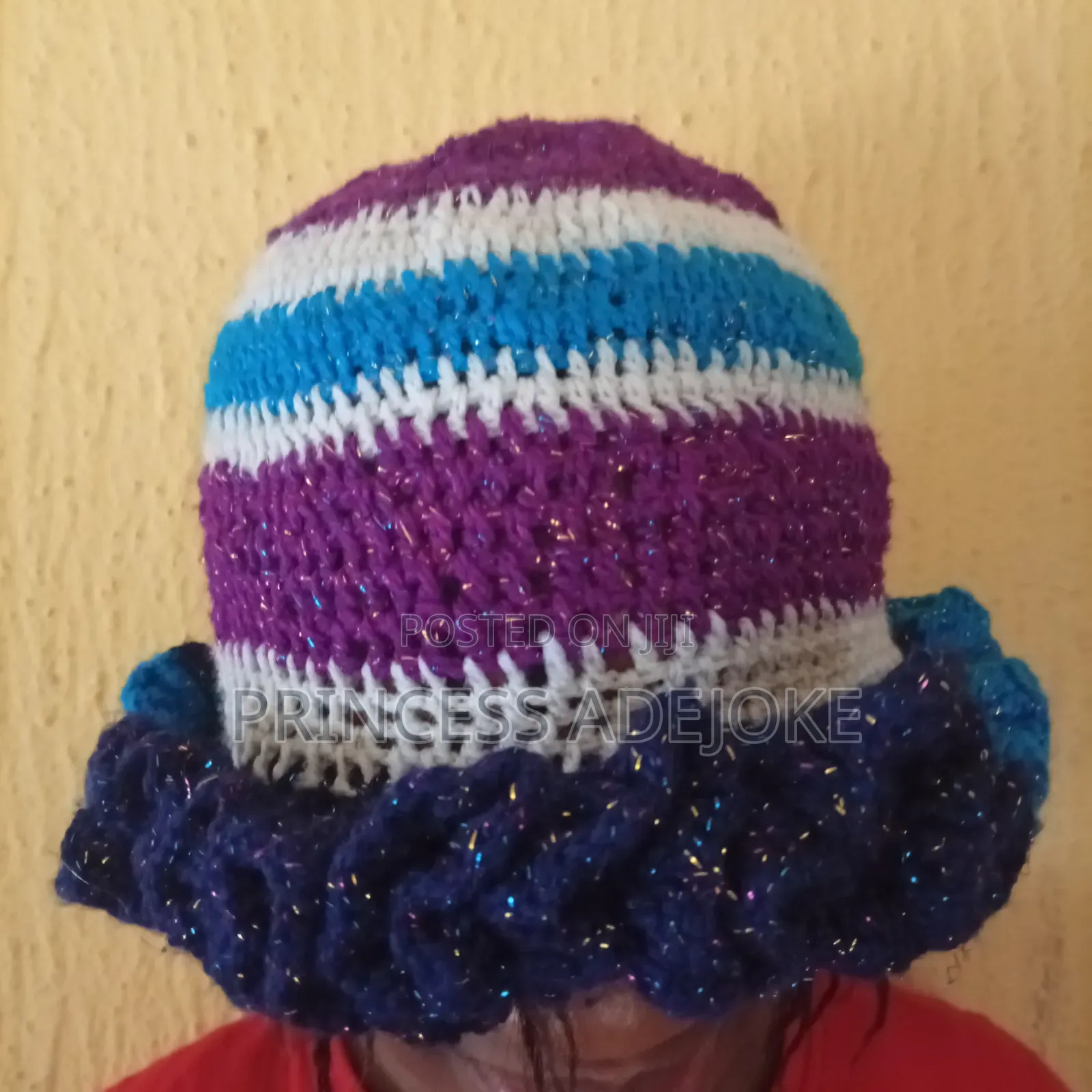 Crotchet Ruffle Hat