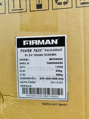 Fireman Lithium Battery 5KWH
