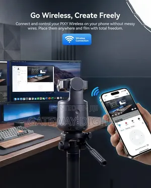 EMEET PIXY Wireless Dual-Lens AI Tracking PTZ Streaming Camera