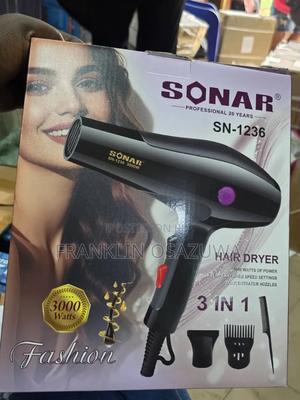 SONAR 3000W Professional Hair Dryer 3in1 Fast Hair Dryer