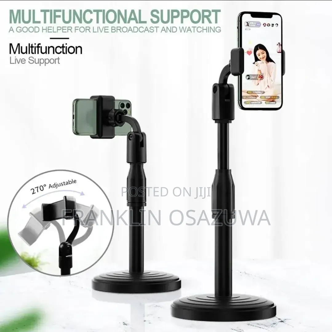 Adjustable Desktop Phone Microphone Stand Mobile Holder