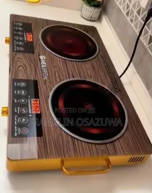 3500W Double Infrared Electric Stove – Dual Burner Portable Cooktop