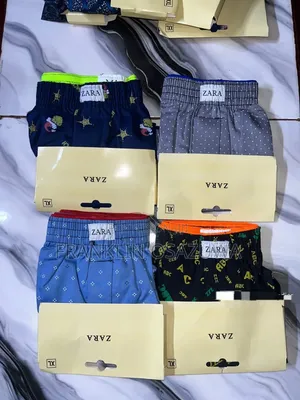 Zara Men's Premium Cotton Boxer Shorts – Soft Comfortable