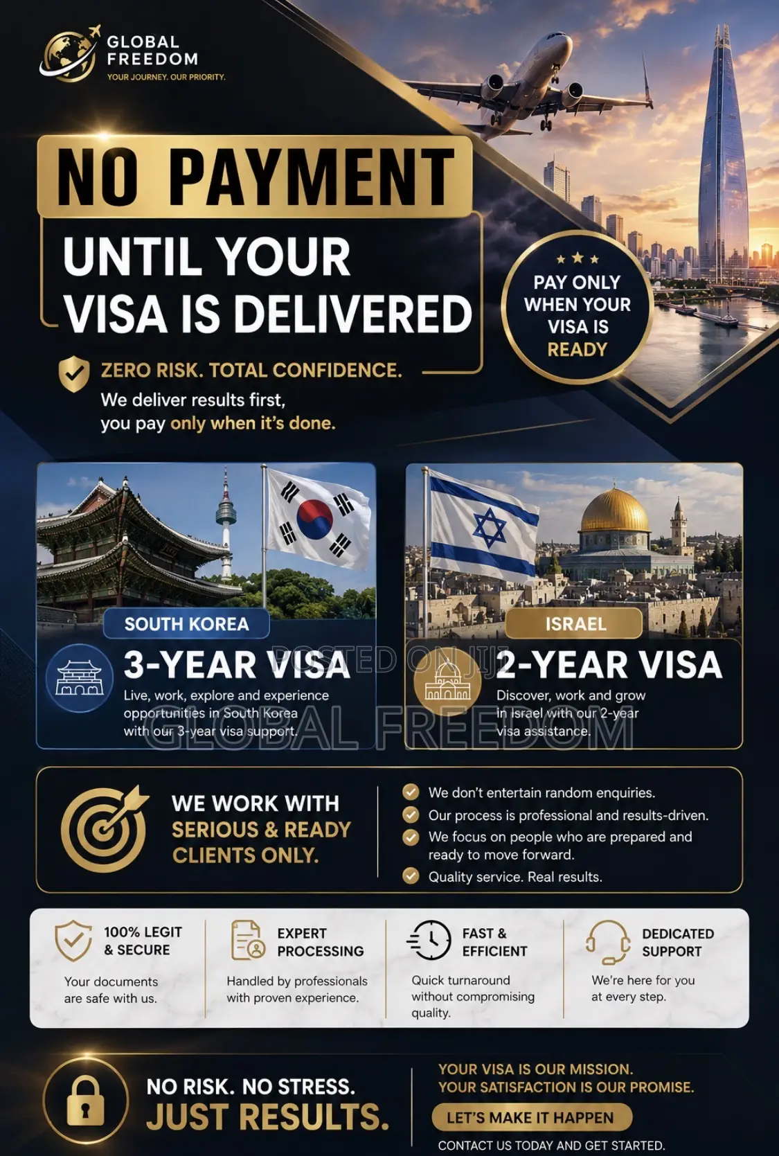South Korea and Isreal Visa