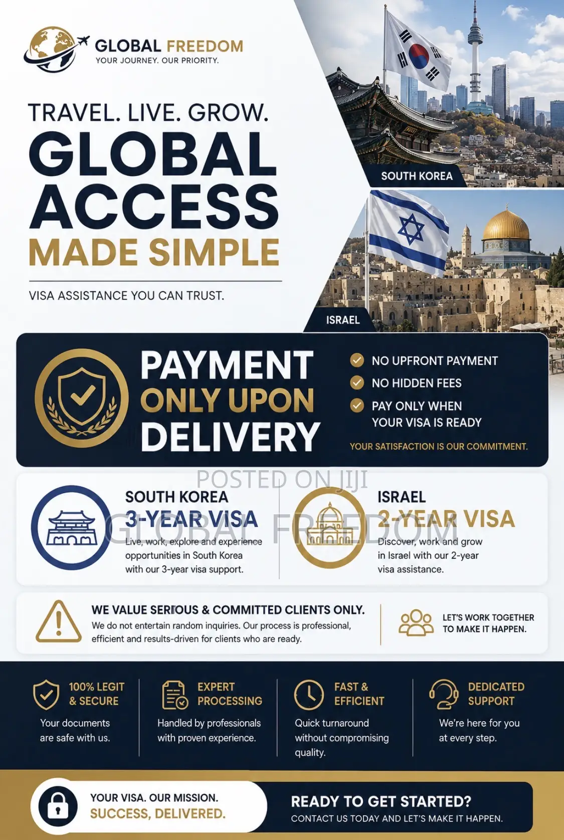 South Korea and Isreal Visa