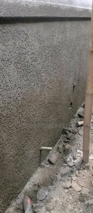 High-Quality Building Wall Tyrolean Finishing