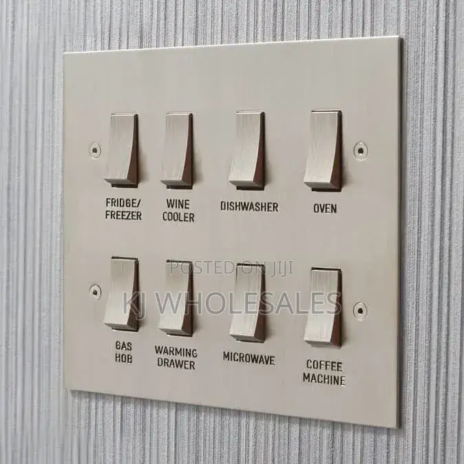 8 Gang Plastic Multifunctional Kitchen Grid Switch