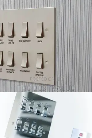 8 Gang Plastic Multifunctional Kitchen Grid Switch