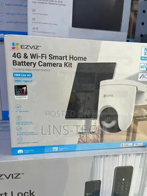 Ezviz 4G and WiFi Solar Smart Home Battery Camera