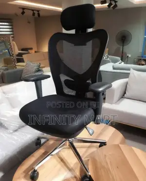 Ergonomic Black Swivel Chair.