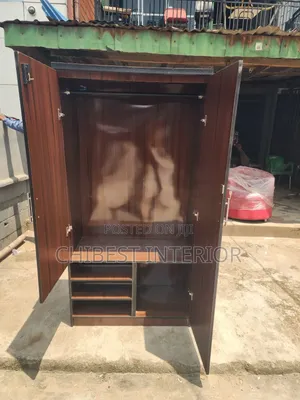 3by6ft Wooden Two Doors Wardrobe