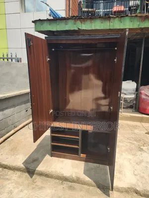 3by6ft Wooden Two Doors Wardrobe