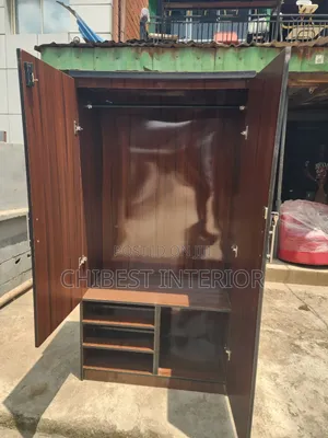 Wooden Two Door Wardrobe Available for Sale.