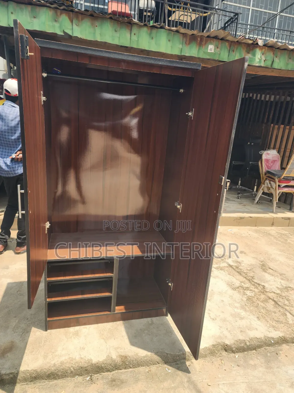 3by6ft Two Doors Wardrobe