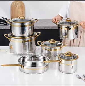 11pcs LEOZ Model LS2811 Stainless Steel Cookware Set T2mm7