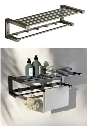 High Grade 90cm Foldable Towel Rack for Your Bathroom or Kitchen