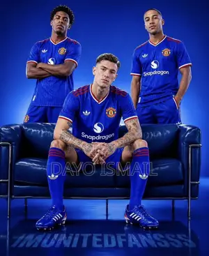 Manchester United (ManU) Away 2026/27 Jersey - Blue
