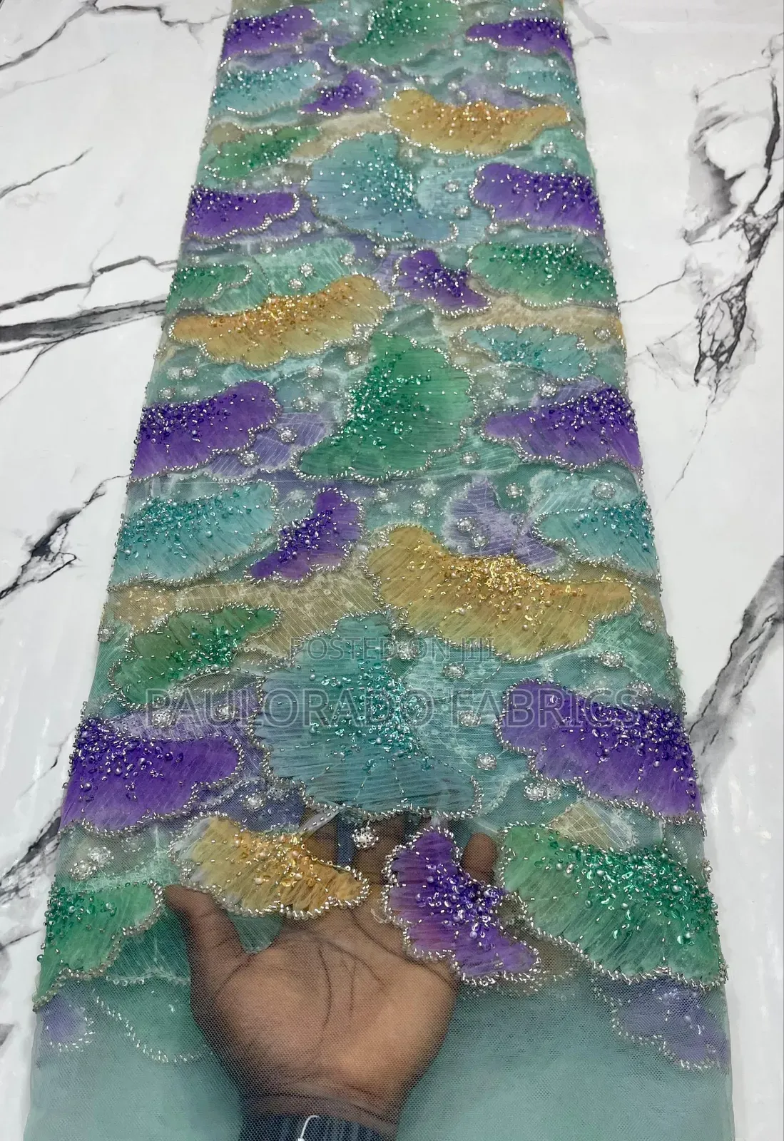 Indian Beaded Lace