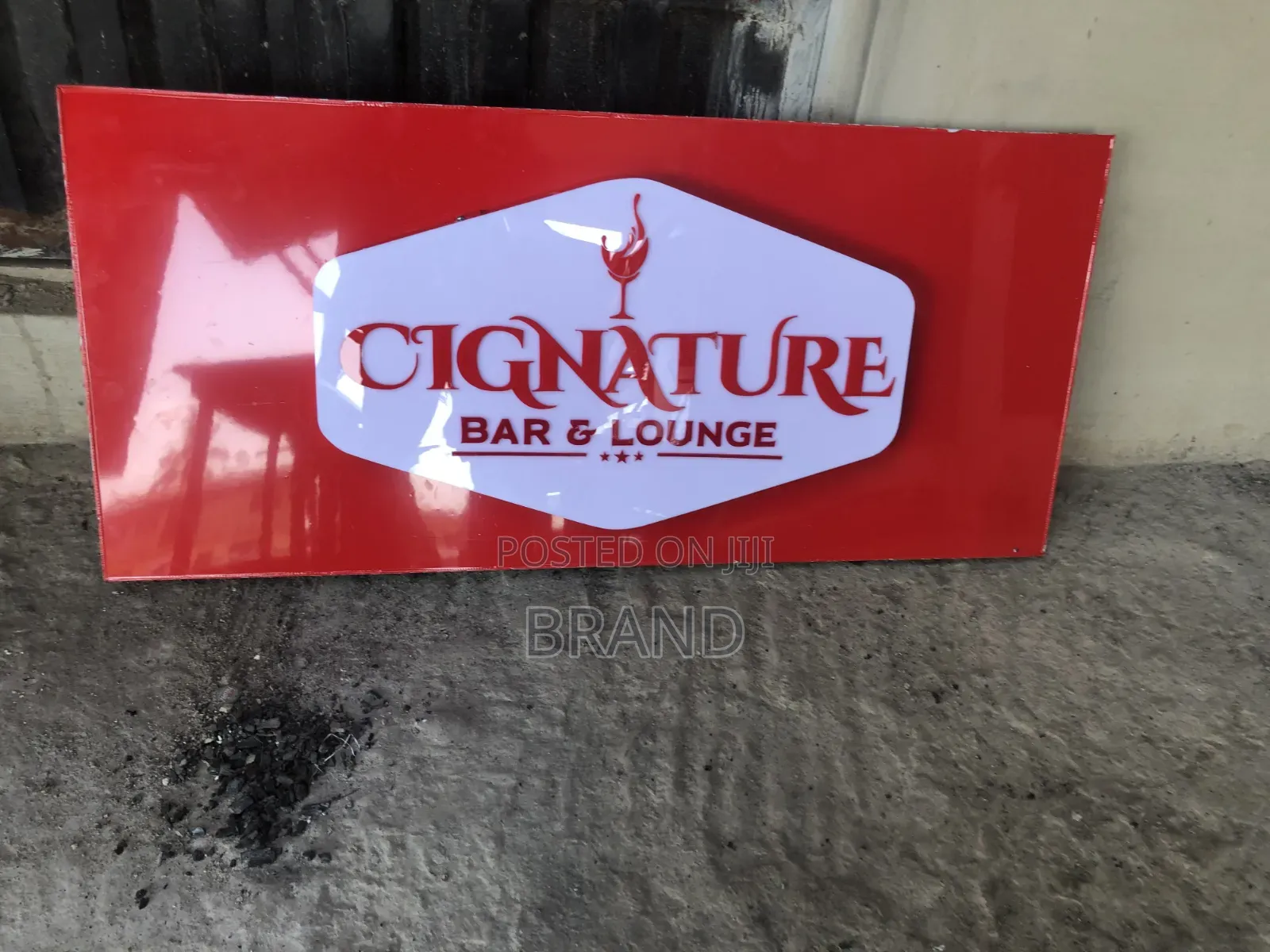 Bright Illuminated Outdoor Signage