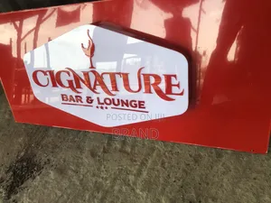 Bright Illuminated Outdoor Signage