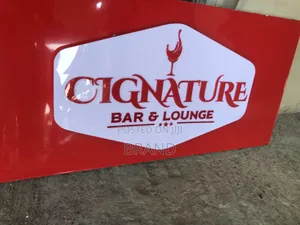 Bright Illuminated Outdoor Signage