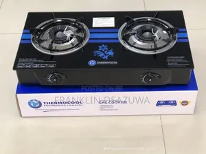 Thermocool 2 Burner Glass Top Table Gas Cooker