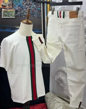 Gucci Outfit Combo Original Gucci Top and Jeans