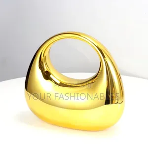 Chic Acrylic Party Clutch Purse ( Gold and Silver)