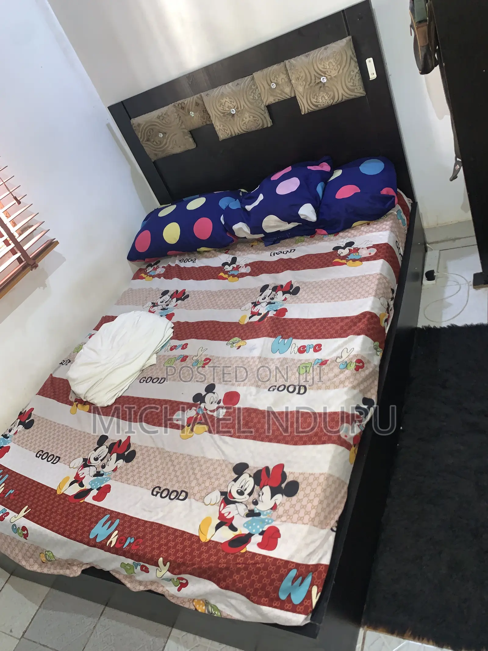 Bed and Bed Frame