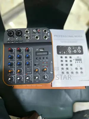 G4 Musical Mini Mixer – 4-Channel Audio Mixer With USB Bluetooth