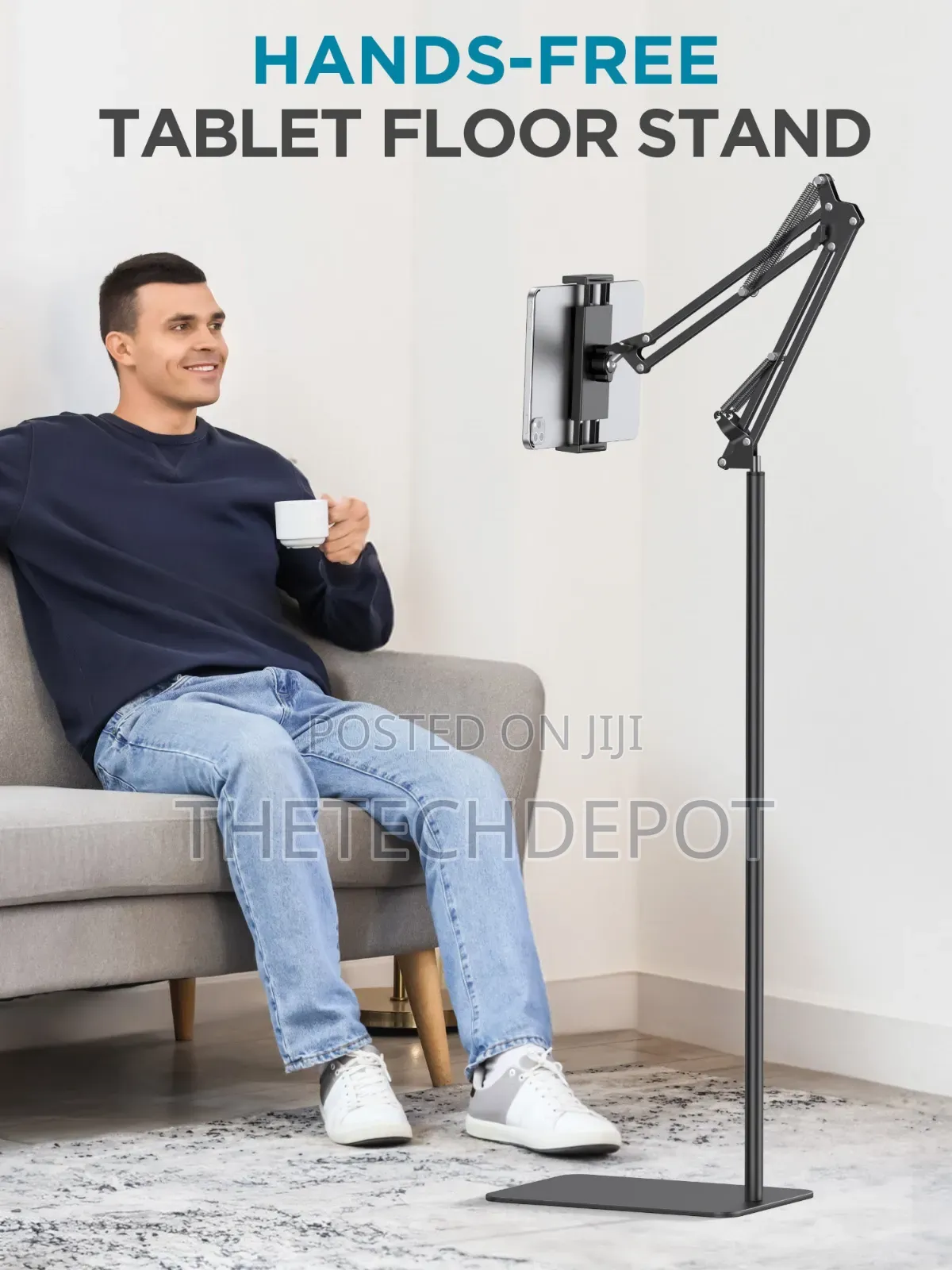 Tablet and Phone Floor Stand