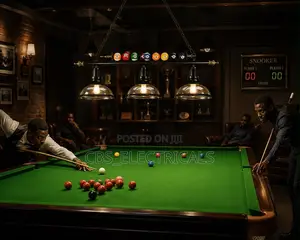 Vintage Billiard Pool Table 3-Light Island Pendant