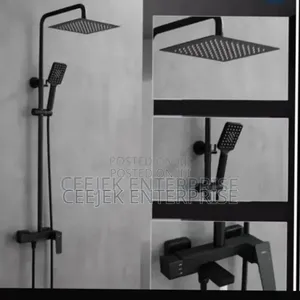 High Quality Black Shower