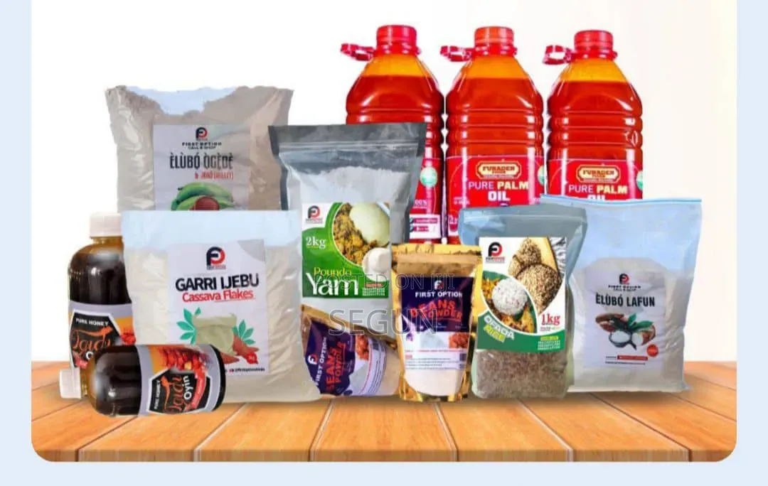 Assorted Organic Food.