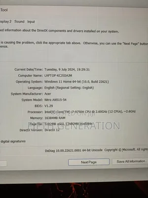 Laptop Acer Nitro 5 16GB Intel Core i7 SSD 512GB
