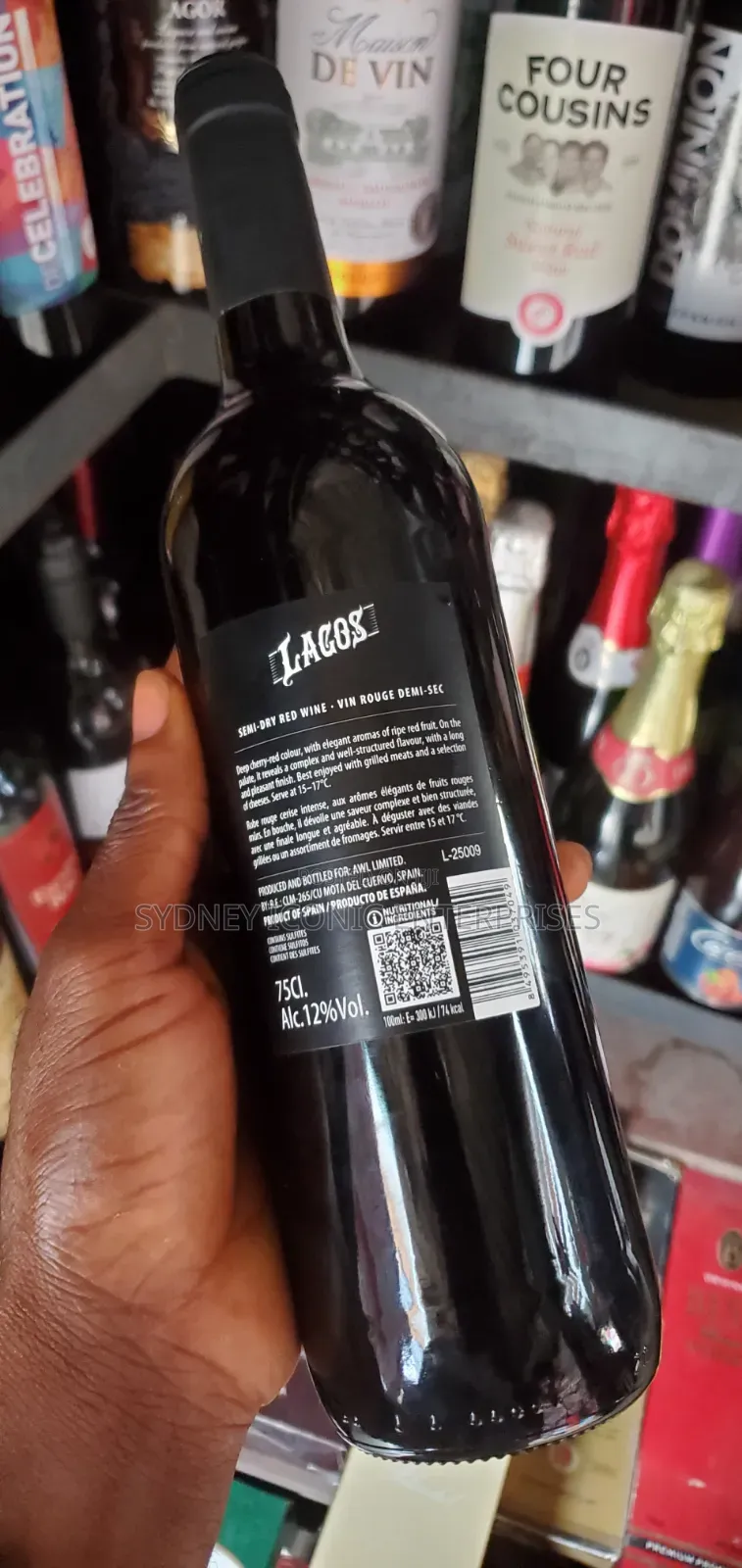 Lagos Red Wine (Carton by 12btles)