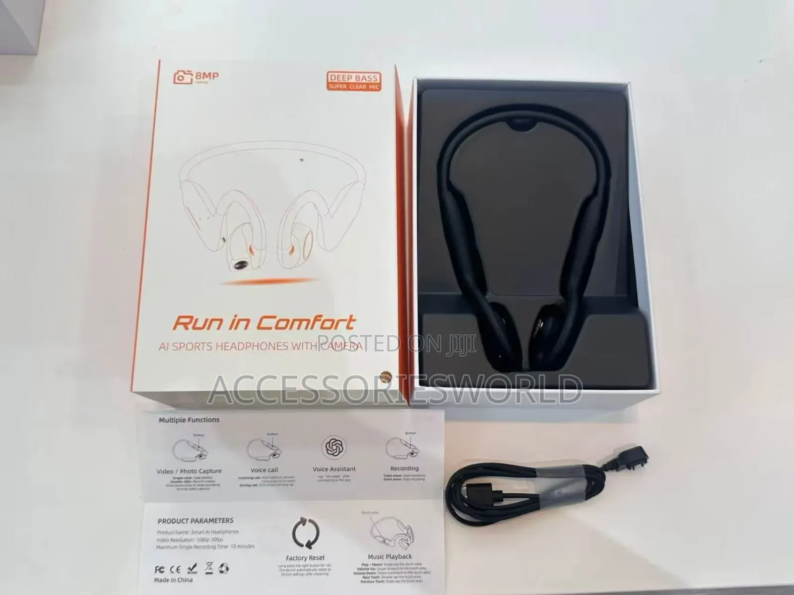 Smart Ai Camera Headphone Run in Comfort