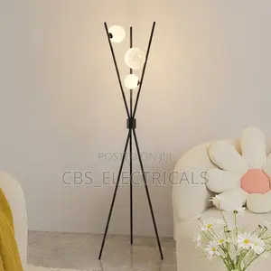 Nordic Minimalist Globe Tripod Floor Lamp