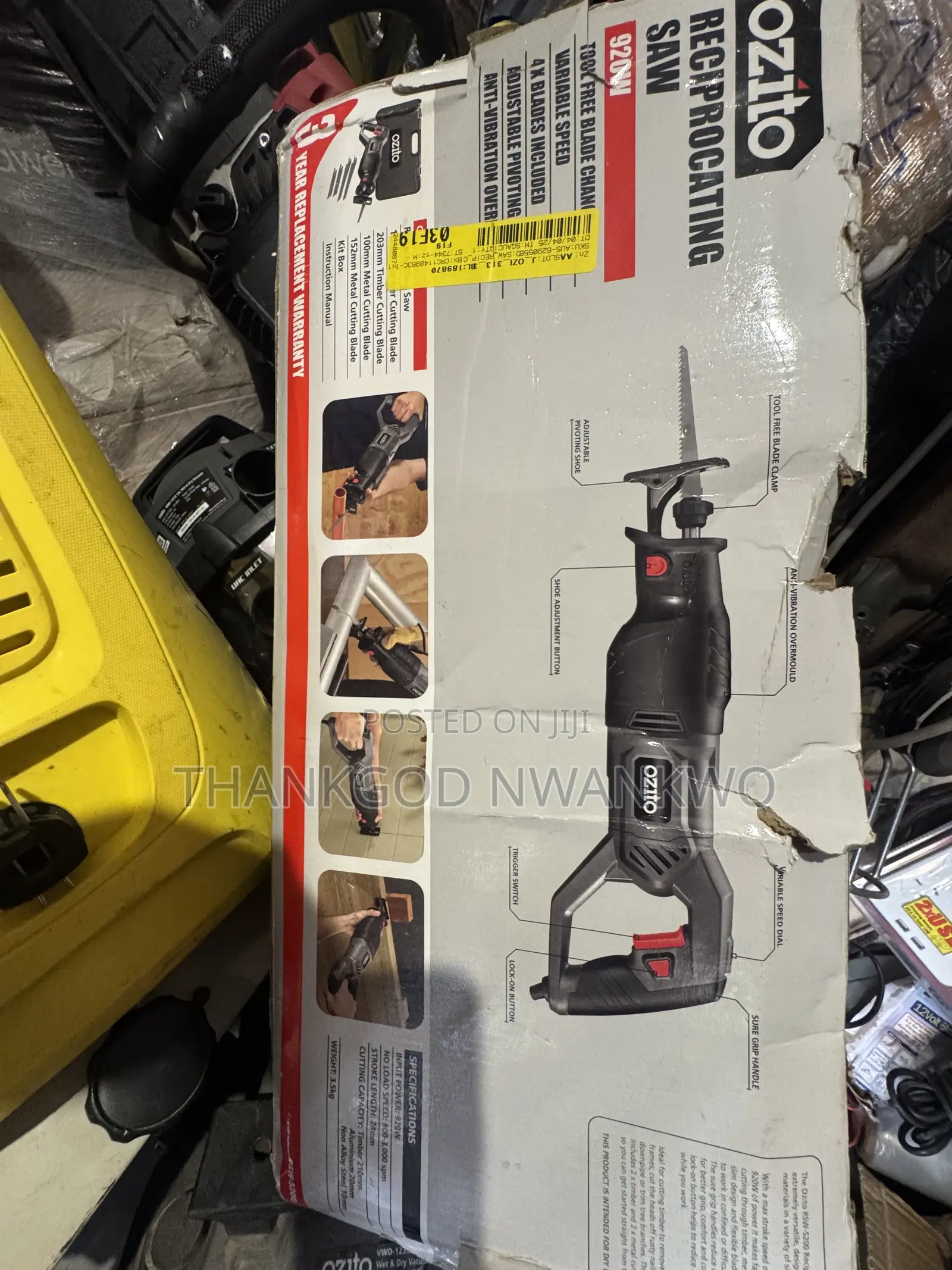920W Reciproacting Saw