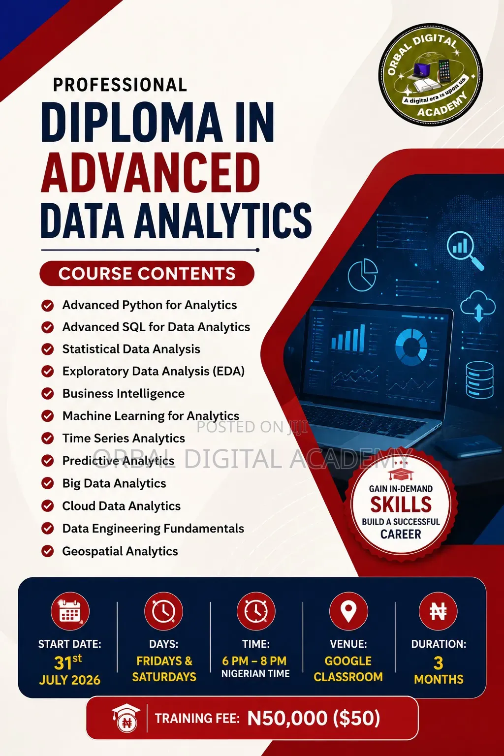 Professional Diploma in Advanced Data Analytics
