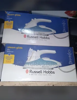 Russell Hobbs Dual Voltage Steam Glide Travel Iron.
