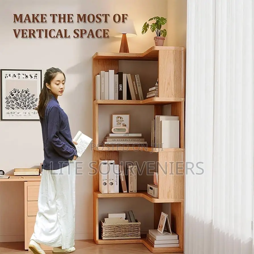 L Shape Bookshelf
