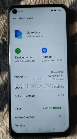 Oppo Reno 3 Pro 128 GB Blue