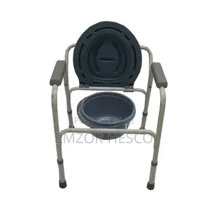 Steel Non-Adjustable Commode Chair