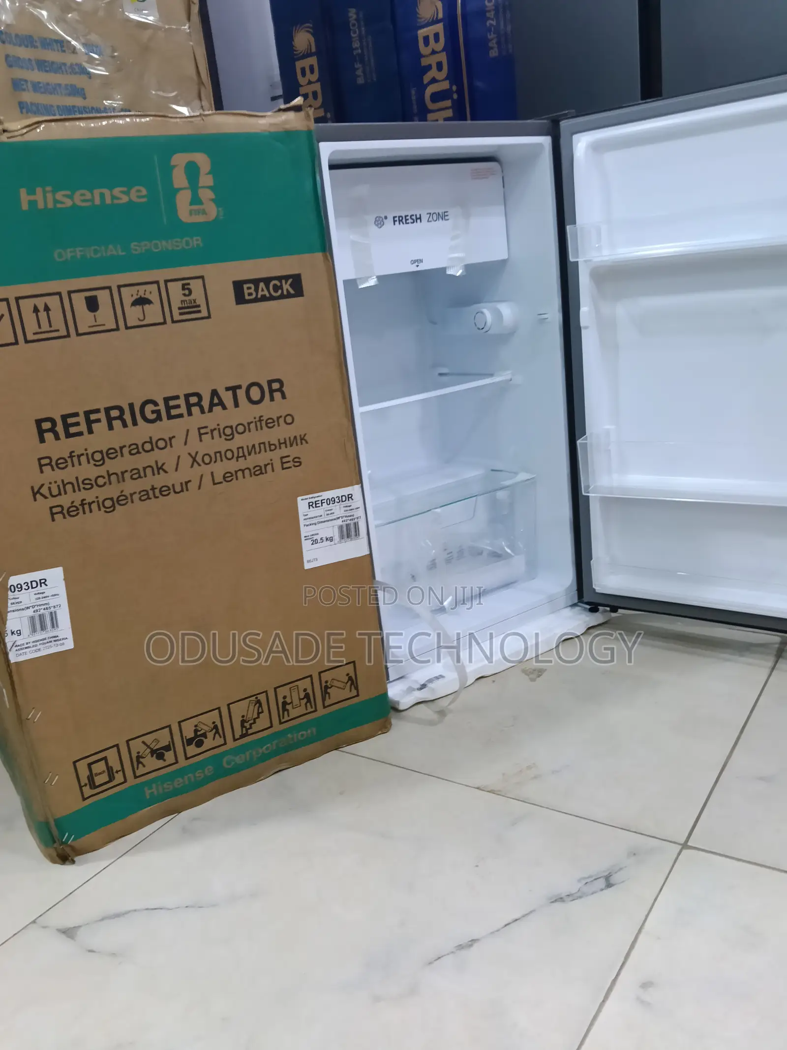 HISENSE 90L Refrigerator – Brand New