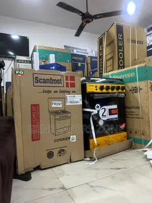 Scanfrost 60x60 4 Burner Freestanding Oven Cooker